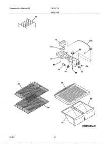 07 - Shelves parts for Crosley Refrigerator CRTE171AQ1 from AppliancePartsPros.com