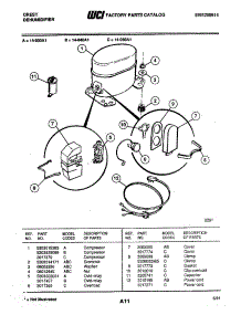 05 - Compressor parts for Frigidaire 14-040A1 from AppliancePartsPros.com