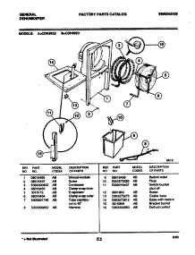 04 - Condenser parts for Frigidaire Dehumidifier CDH50E2 from AppliancePartsPros.com