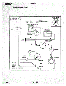 06 - Wiring Diagram parts for Frigidaire Dehumidifier MDH50TN1 from AppliancePartsPros.com