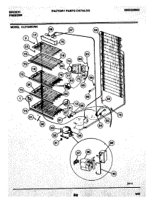 07 - System parts for Frigidaire Freezer UL2164ECW4 from AppliancePartsPros.com