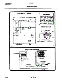 08 - Wiring Diagram parts for Frigidaire Freezer UL2494ECW7 from AppliancePartsPros.com
