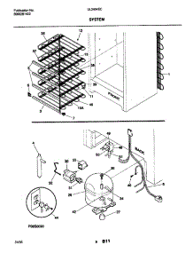 07 - System parts for Frigidaire Freezer UL2494ECW7 from AppliancePartsPros.com