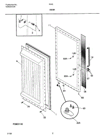 03 - Door parts for Frigidaire Refrigerator R22CW4 from AppliancePartsPros.com