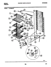 07 - System parts for Frigidaire Freezer UL1293ECW1 from AppliancePartsPros.com