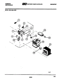 04 - Transformer parts for Frigidaire Microwave 856-2288-10/02 from AppliancePartsPros.com
