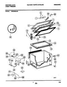 03 - Door / Cabinet / System parts for Frigidaire FMR2605A49 from AppliancePartsPros.com