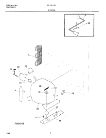 07 - System parts for Frigidaire Freezer CF150 from AppliancePartsPros.com