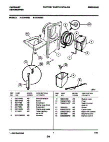 04 - Condenser parts for Frigidaire Dehumidifier CDH30E3 from AppliancePartsPros.com