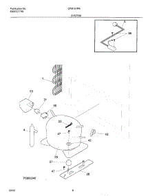 07 - System parts for Frigidaire Freezer CFM151P6W3 from AppliancePartsPros.com