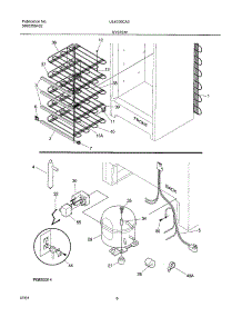 07 - System parts for Frigidaire Freezer UL4000CA0 from AppliancePartsPros.com