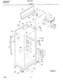 05 - Cabinet parts for Frigidaire Refrigerator MRT15FNGZ5 from AppliancePartsPros.com