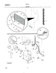 05 - System parts for Frigidaire Freezer ER1415 from AppliancePartsPros.com