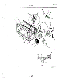 07 - Transformer parts for Frigidaire Microwave 56-2272-10/01 from AppliancePartsPros.com