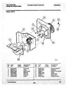 05 - Motor / Fan parts for Frigidaire 7HA702 from AppliancePartsPros.com