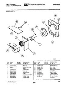 05 - Motor / Fan parts for Frigidaire 18HA181 from AppliancePartsPros.com