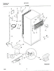 09 - System parts for Frigidaire Refrigerator MRT18TRFW4 from AppliancePartsPros.com