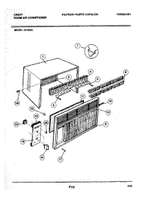 03 - Wrapper parts for Frigidaire 15-183A from AppliancePartsPros.com