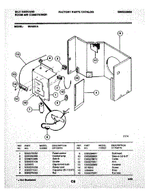 04 - Control Panel parts for Frigidaire 6HA601A from AppliancePartsPros.com
