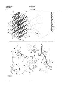 07 - System parts for Frigidaire Freezer UL5000ECW4 from AppliancePartsPros.com