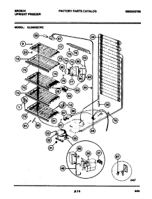 07 - System parts for Frigidaire Freezer UL2493ECW2 from AppliancePartsPros.com