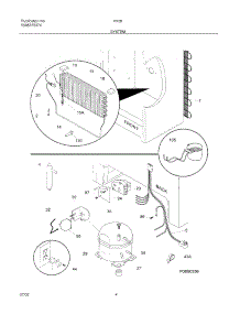05 - System parts for Frigidaire Freezer VV2015 from AppliancePartsPros.com