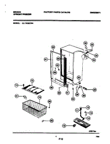 05 - Cabinet parts for Frigidaire Freezer UL1793ECW4 from AppliancePartsPros.com