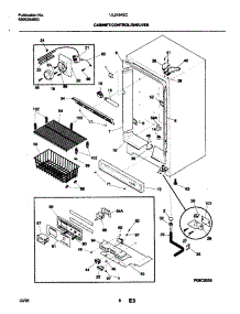 07 - System parts for Frigidaire Freezer UL2494ECW0 from AppliancePartsPros.com