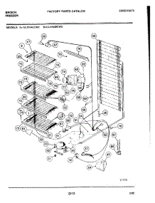 07 - System parts for Frigidaire Freezer UL2164ECW2 from AppliancePartsPros.com