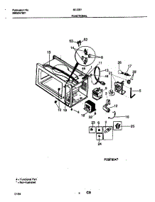 05 - Functional Parts parts for Frigidaire Microwave 56-2281-10/03 from AppliancePartsPros.com