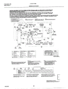 10 - Wiring Diagram parts for Frigidaire Dryer LFD301EW0 from AppliancePartsPros.com