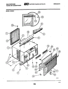 03 - Wrapper parts for Frigidaire 5HA501 from AppliancePartsPros.com