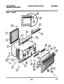 03 - Wrapper parts for Frigidaire 5HA501B from AppliancePartsPros.com