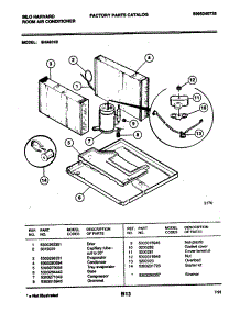 06 - Condenser parts for Frigidaire 8HA80B from AppliancePartsPros.com