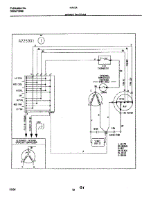 12 - Wiring Diagram parts for Frigidaire Air Conditioner HA15A from AppliancePartsPros.com