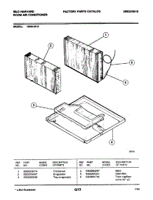 07 - Condenser parts for Frigidaire 18HA181A from AppliancePartsPros.com