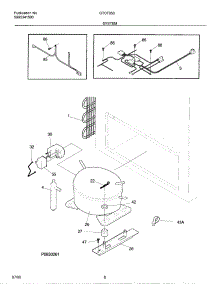 07 - System parts for Frigidaire Freezer GTCF050 from AppliancePartsPros.com
