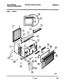 03 - Wrapper parts for Frigidaire 7HA701A from AppliancePartsPros.com