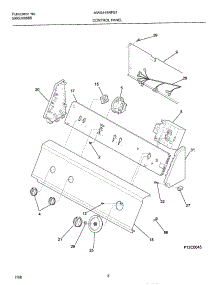 09 - Control Panel parts for Frigidaire Washer MWS445RFS1 from AppliancePartsPros.com
