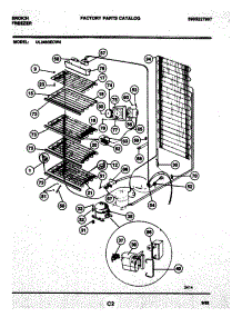 07 - System parts for Frigidaire Freezer UL2483ECW4 from AppliancePartsPros.com