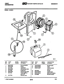 04 - Condenser parts for Frigidaire 14-025A1 from AppliancePartsPros.com