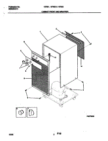 03 - Cabinet Front And Wrapper parts for Frigidaire 157932A from AppliancePartsPros.com