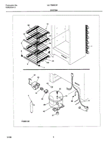 07 - System parts for Frigidaire Freezer UL1793ECW7 from AppliancePartsPros.com