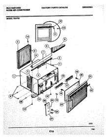 03 - Wrapper parts for Frigidaire 7HA702 from AppliancePartsPros.com