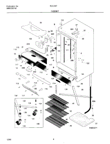05 - Cabinet parts for Frigidaire Refrigerator R22CW7 from AppliancePartsPros.com