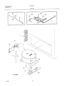 07 - System parts for Frigidaire Freezer GTCF052 from AppliancePartsPros.com