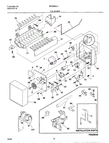 19 - Ice Maker parts for Frigidaire Refrigerator MRS26LGJW2 from AppliancePartsPros.com