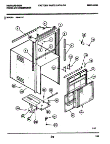 03 - Wrapper parts for Frigidaire Air Conditioner 52HA52C from AppliancePartsPros.com