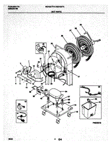 05 - Compressor parts for Frigidaire Dehumidifier MDH25TN1 from AppliancePartsPros.com