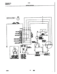 12 - Wiring Diagram parts for Frigidaire Air Conditioner HA51A from AppliancePartsPros.com